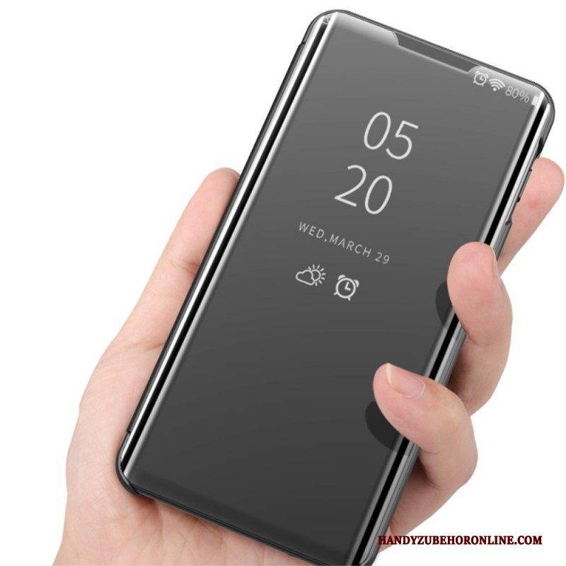 Schutzhülle Für Xiaomi Redmi Note 11 Pro Plus 5G Spiegel Und Kunstleder