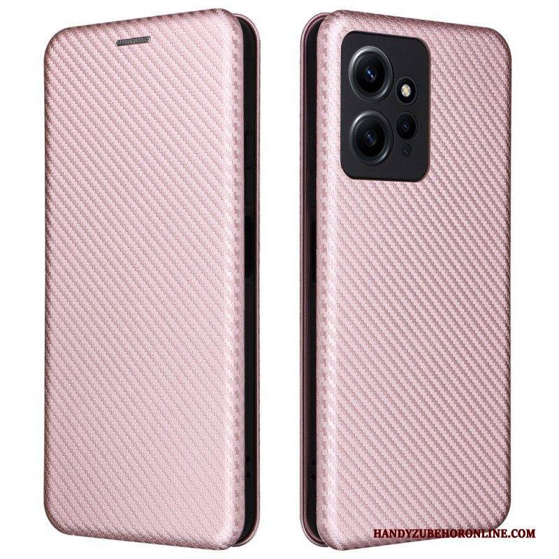 Schutzhülle Für Xiaomi Redmi Note 12 4G Flip Case Kohlefaser