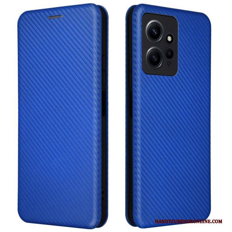 Schutzhülle Für Xiaomi Redmi Note 12 4G Flip Case Kohlefaser