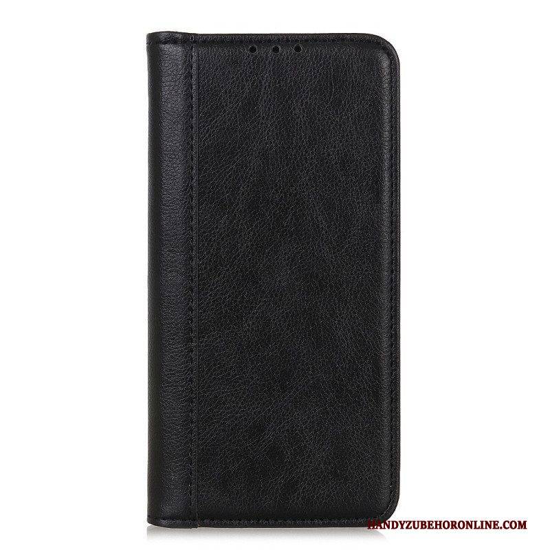 Schutzhülle Für Xiaomi Redmi Note 12 Pro Flip Case Litschi-spaltleder