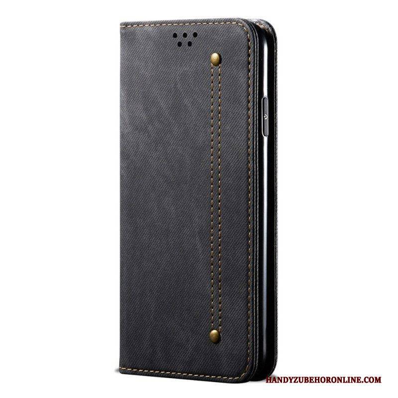 Schutzhülle Für Xiaomi Redmi Note 12 Pro Plus Flip Case Denim-stoff