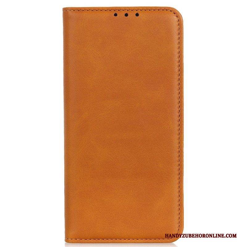 Schutzhülle Für iPhone 14 Flip Case Elegantes Spaltleder