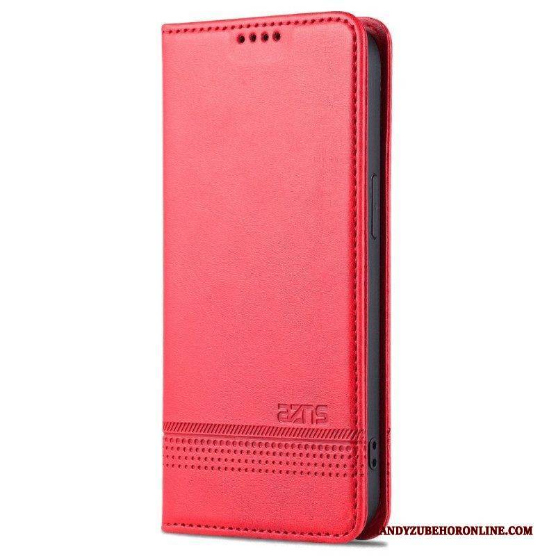 Schutzhülle Für iPhone 14 Pro Flip Case Azns Leder-styling