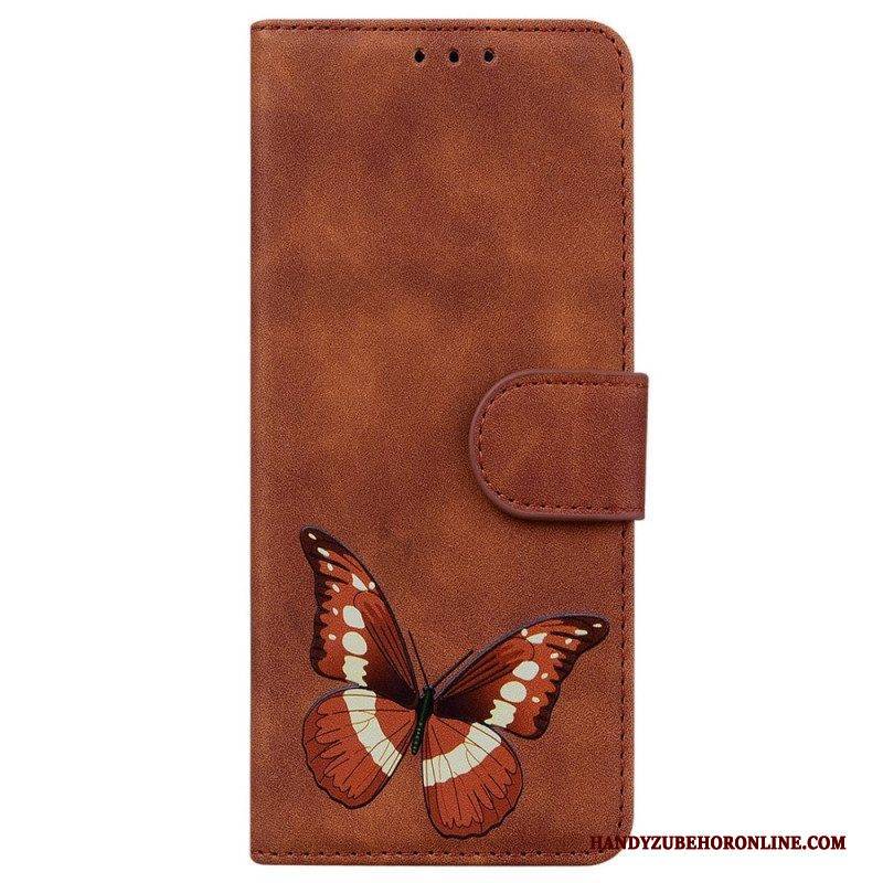 Flip Case Für OnePlus Nord 2T 5G Schmetterlingsmuster