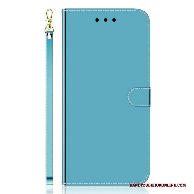 Flip Case Für OnePlus Nord CE 2 5G Mit Kordel Kunstlederarmband