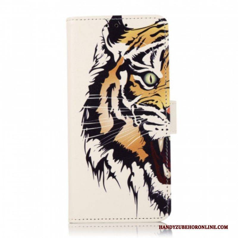 Flip Case Für Poco F4 Wilder Tiger