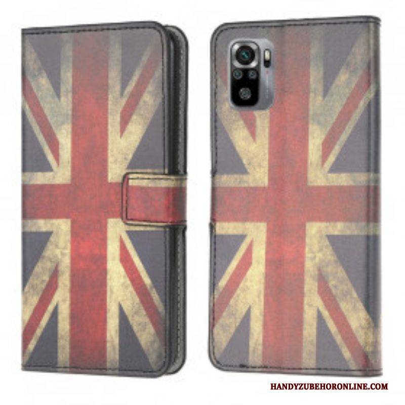 Flip Case Für Poco M5s England-flagge