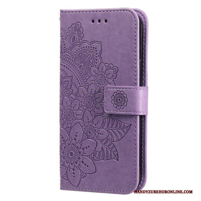 Flip Case Für Poco X4 Pro 5G Mit Kordel Riemchen-mandala