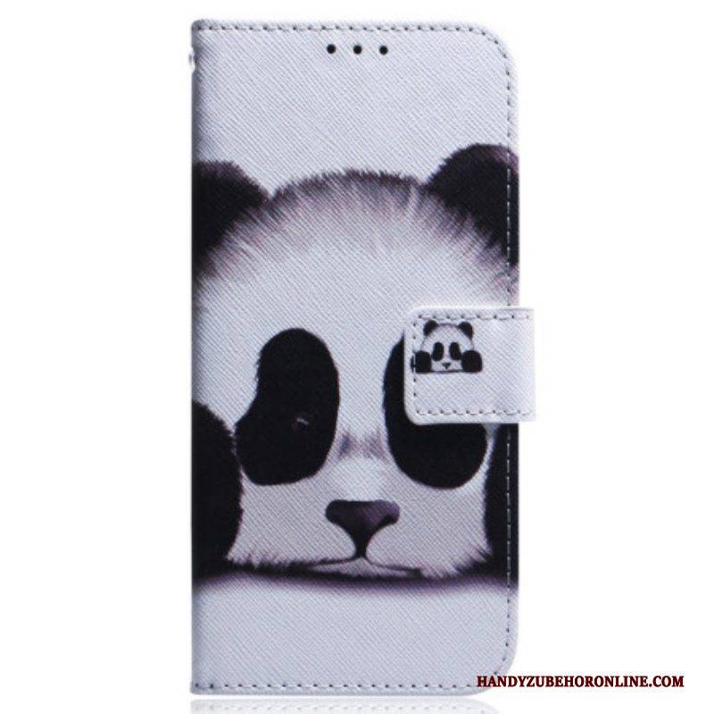 Flip Case Für Realme GT Neo 3 Trauriger Panda