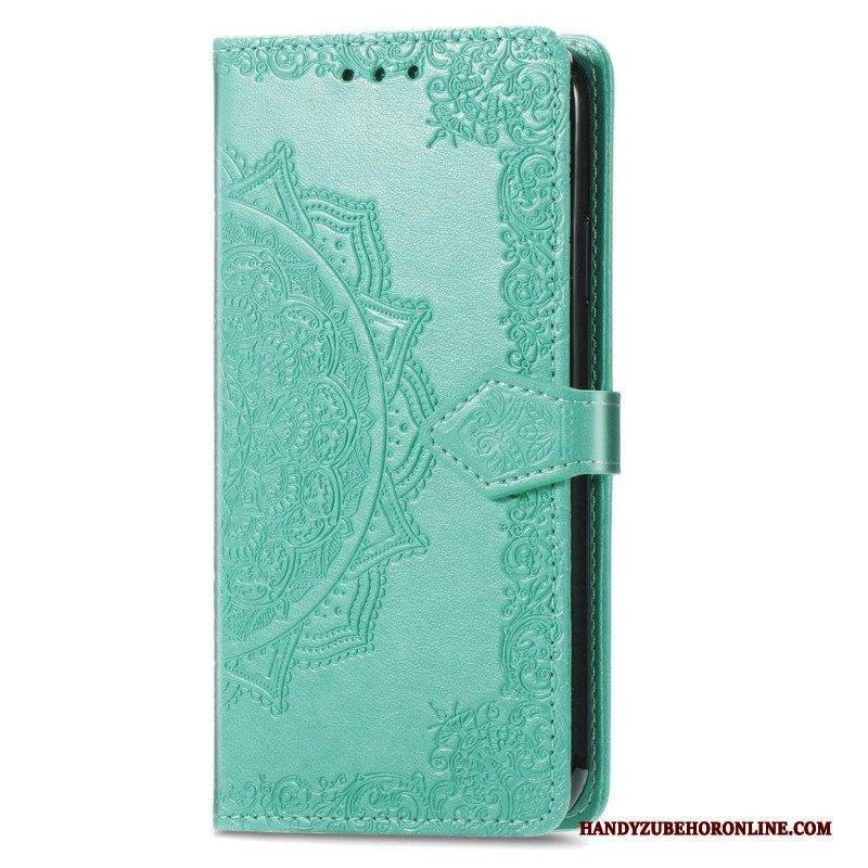 Flip Case Für Samsung Galaxy A13 5G / A04s Mandala-mittelalter