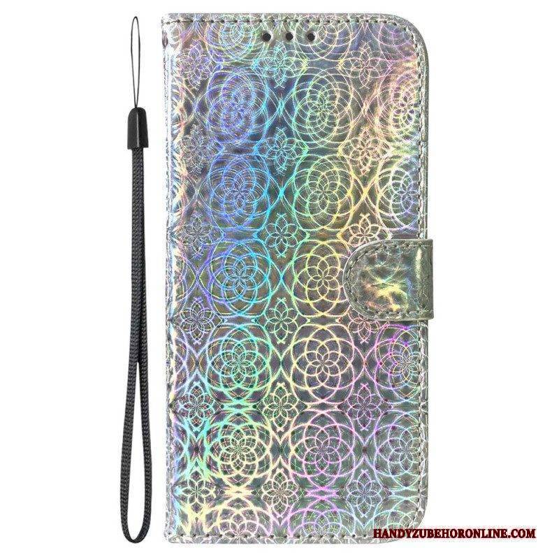 Flip Case Für Samsung Galaxy A14 / A14 5G Disco-stil