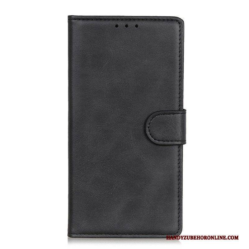 Flip Case Für Samsung Galaxy A52 4G / A52 5G / A52s 5G Retro-mattledereffekt