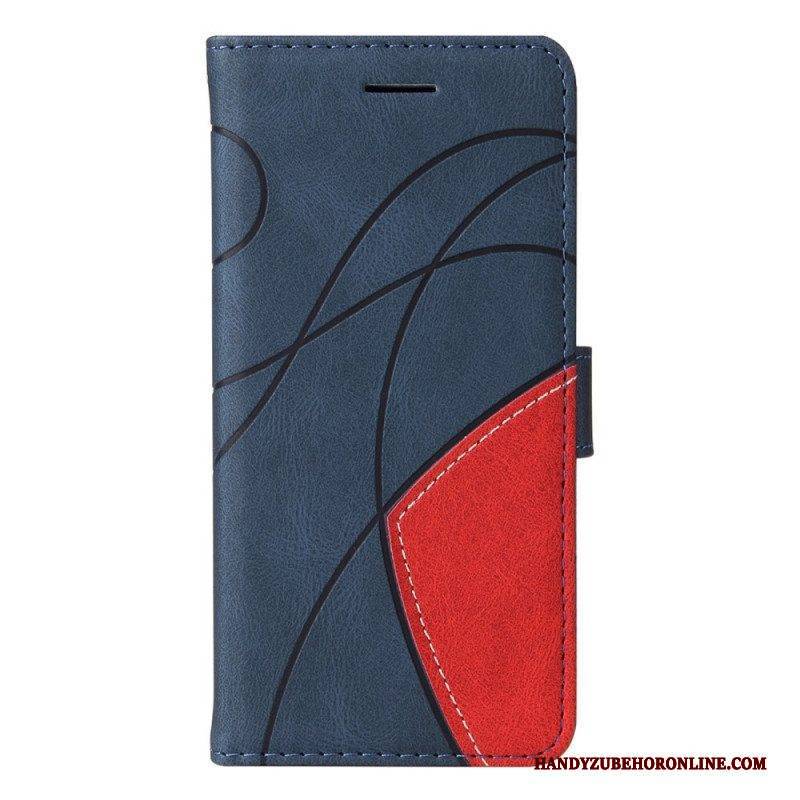 Flip Case Für Samsung Galaxy A53 5G Zweifarbig