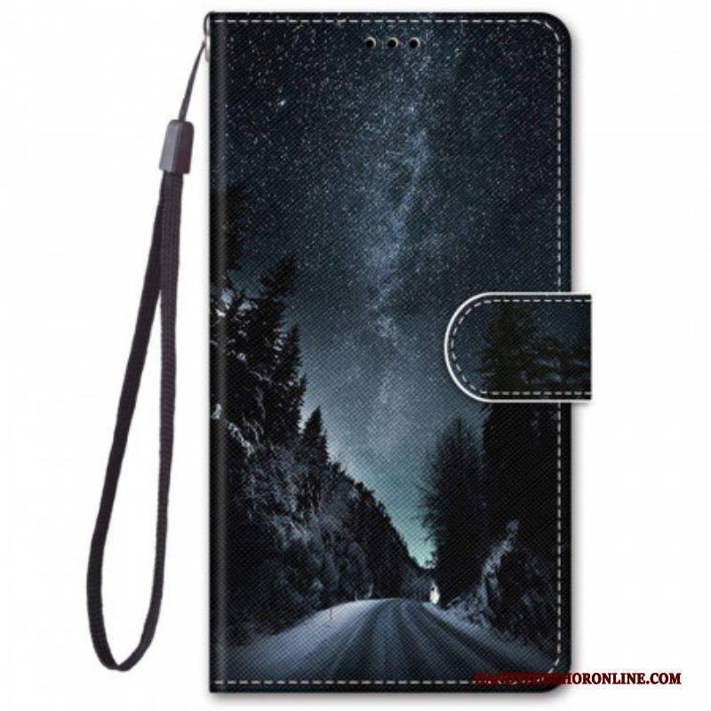 Flip Case Für Samsung Galaxy M52 5G Bergstraße