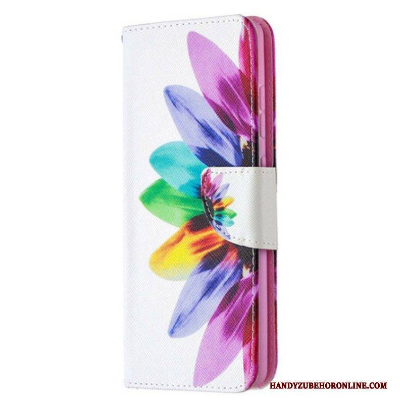 Flip Case Für Samsung Galaxy S20 FE Aquarellblume