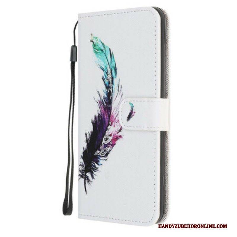 Flip Case Für Samsung Galaxy S20 FE Mit Kordel Feder Mit Lanyard