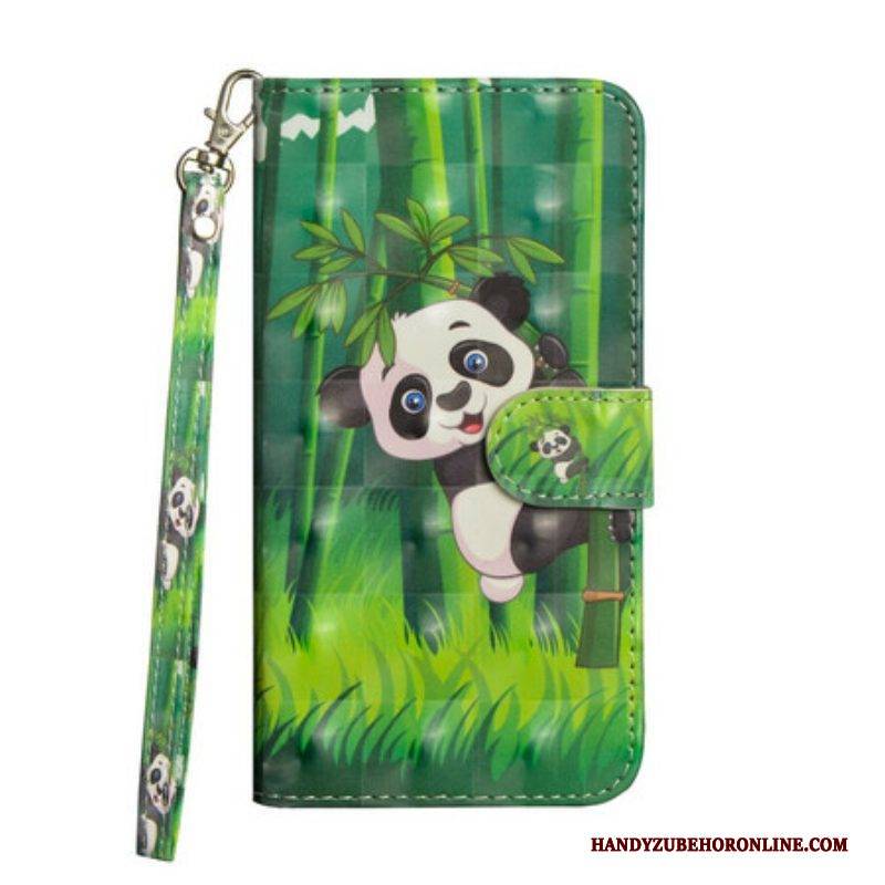 Flip Case Für Samsung Galaxy S20 FE Panda Und Bambus