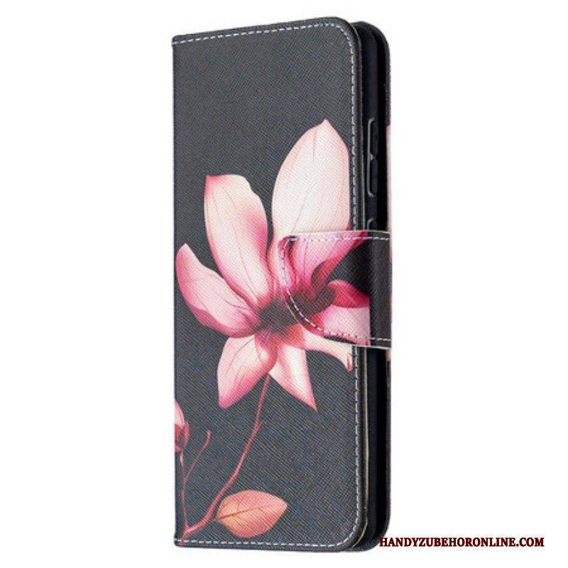 Flip Case Für Samsung Galaxy S20 FE Pinke Blume