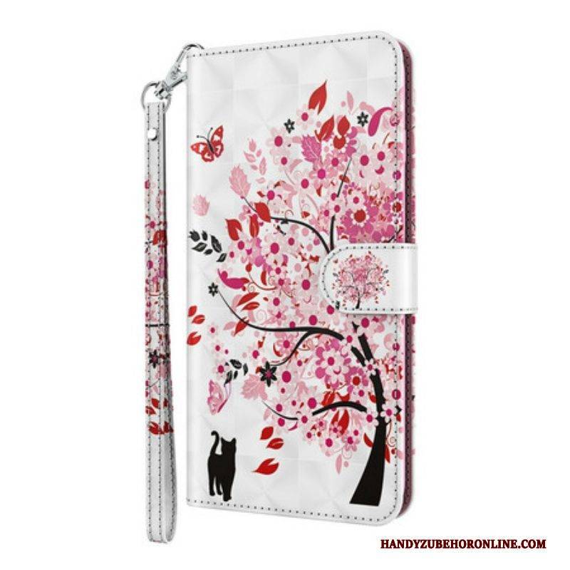 Flip Case Für Samsung Galaxy S21 5G Rosa Baum