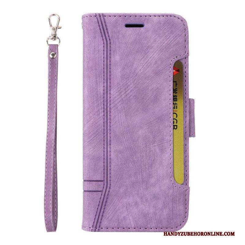 Flip Case Für Samsung Galaxy S23 5G Betopnice Kartenhalter Vorne