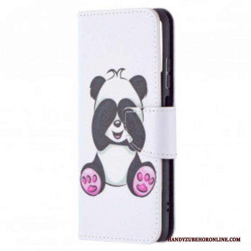 Flip Case Für Xiaomi Redmi Note 10 / 10S Panda-spaß