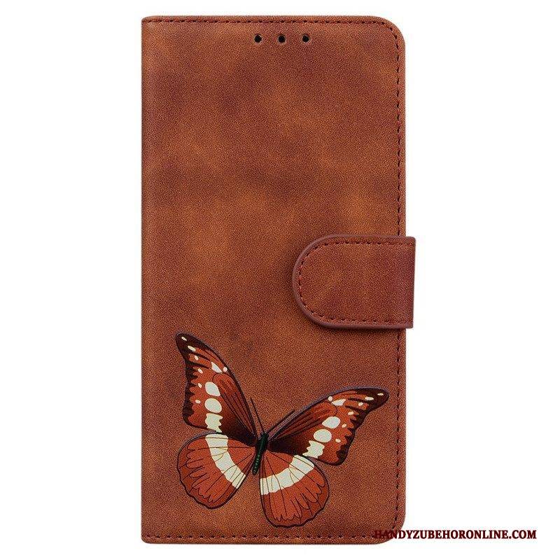 Flip Case Für Xiaomi Redmi Note 10 Pro Hautberührender Schmetterling