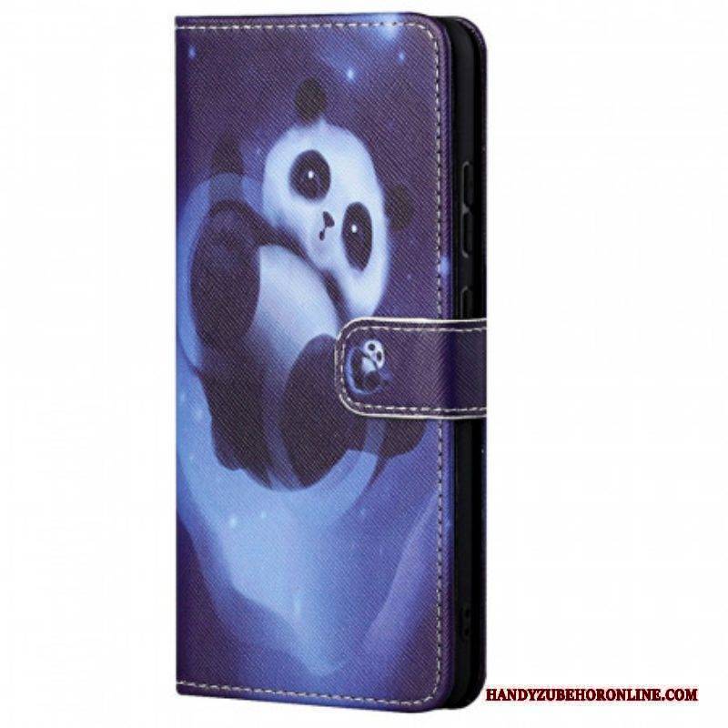 Flip Case Für Xiaomi Redmi Note 11 Pro / 11 Pro 5G Panda-weltraum