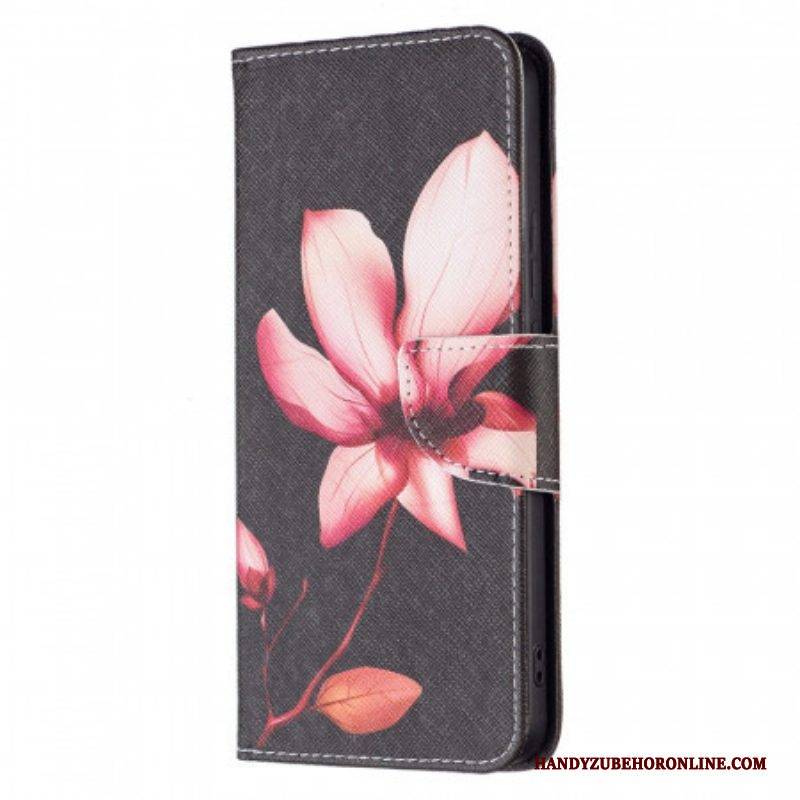 Flip Case Für Xiaomi Redmi Note 11 Pro Plus 5G Pinke Blume