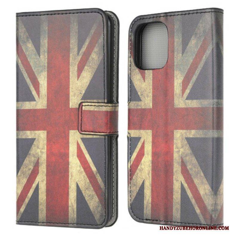 Flip Case Für iPhone 13 Mini England-flagge