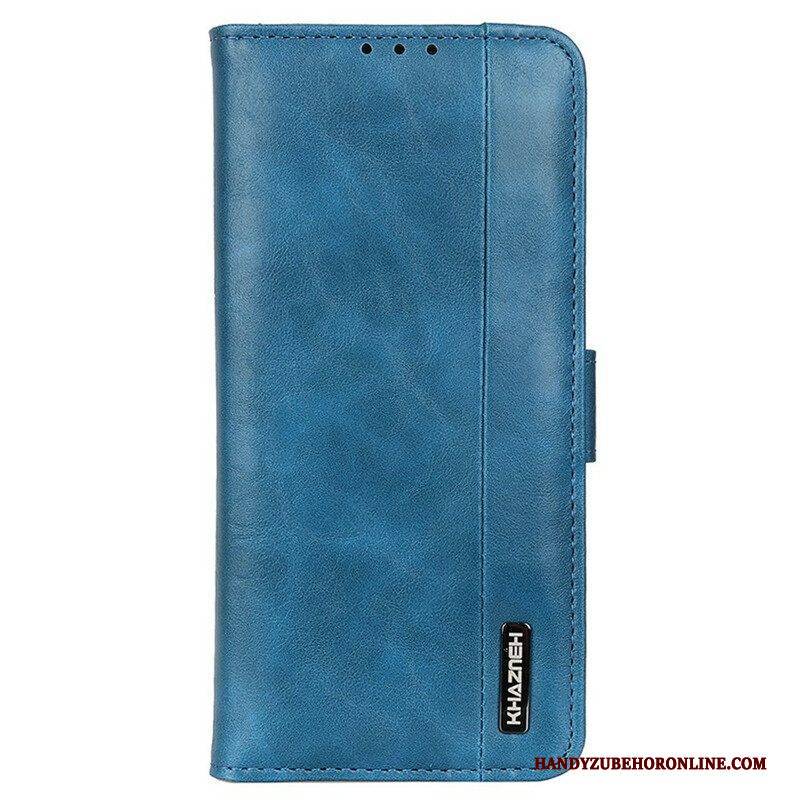 Flip Case Für iPhone 13 Pro Khazneh Elegance Lederstil