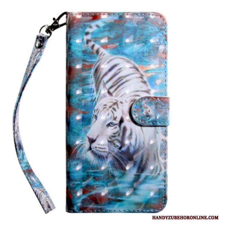 Flip Case Für iPhone 13 Pro Lichtfleck Lucien Der Tiger