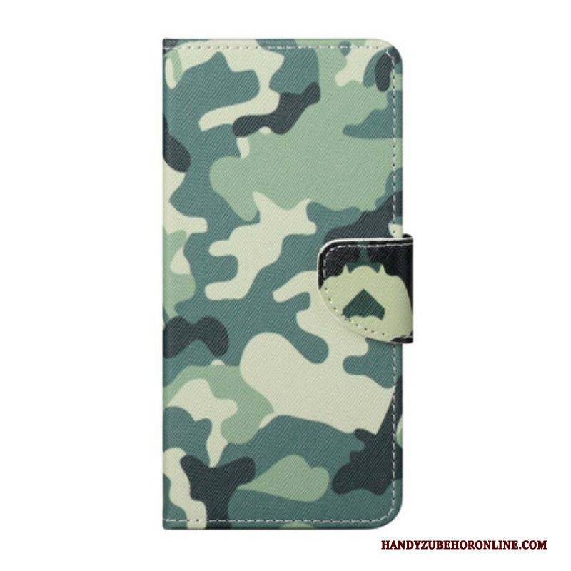 Flip Case Für iPhone 13 Pro Max Militärische Tarnung