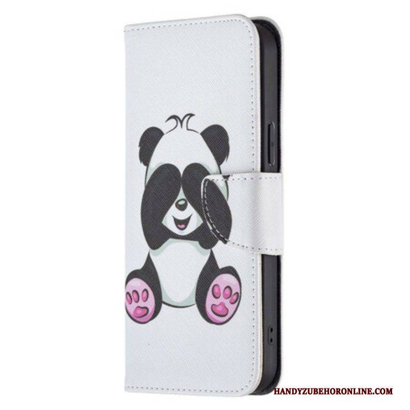 Flip Case Für iPhone 13 Pro Max Panda-spaß