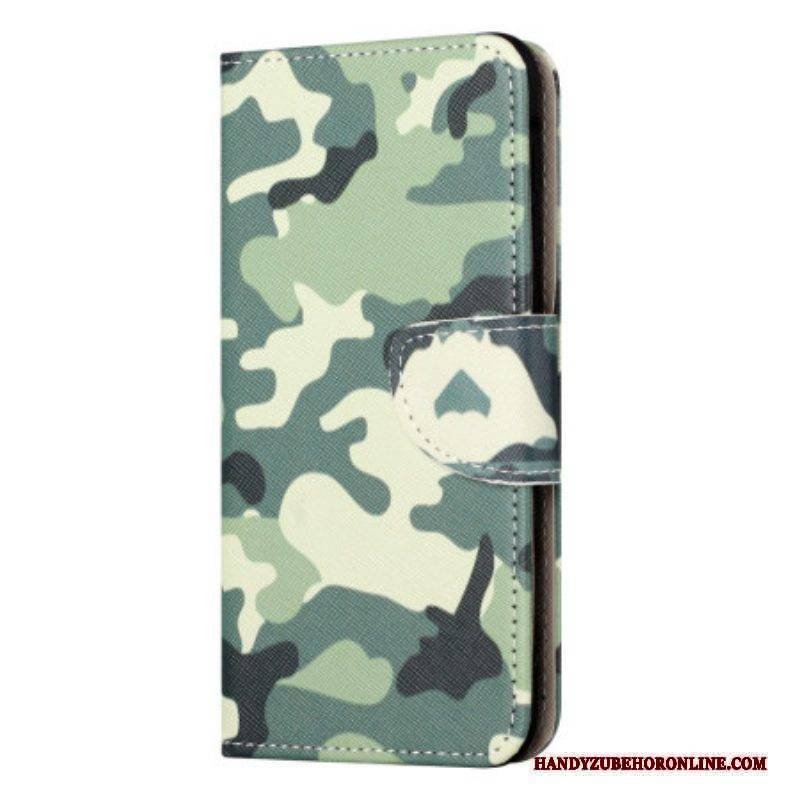 Flip Case Für iPhone 15 Plus Militärtarnung