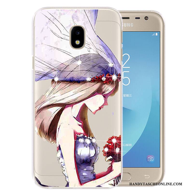 Hulle Samsung Galaxy J3 17 Schutz Personlichkeit Handyhullen Case Samsung Galaxy J3 17 Silikon Lila Anti Sturz Billige