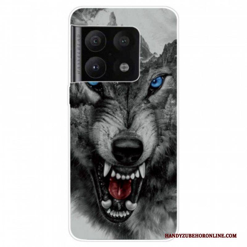 Handyhülle Für OnePlus 10 Pro 5G Wilder Wolf