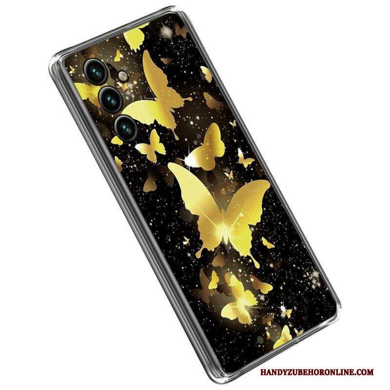 Handyhülle Für Samsung Galaxy A14 / A14 5G Flug Der Schmetterlinge