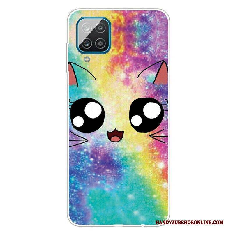 Handyhülle Für Samsung Galaxy M12 / A12 Cartoon-katze