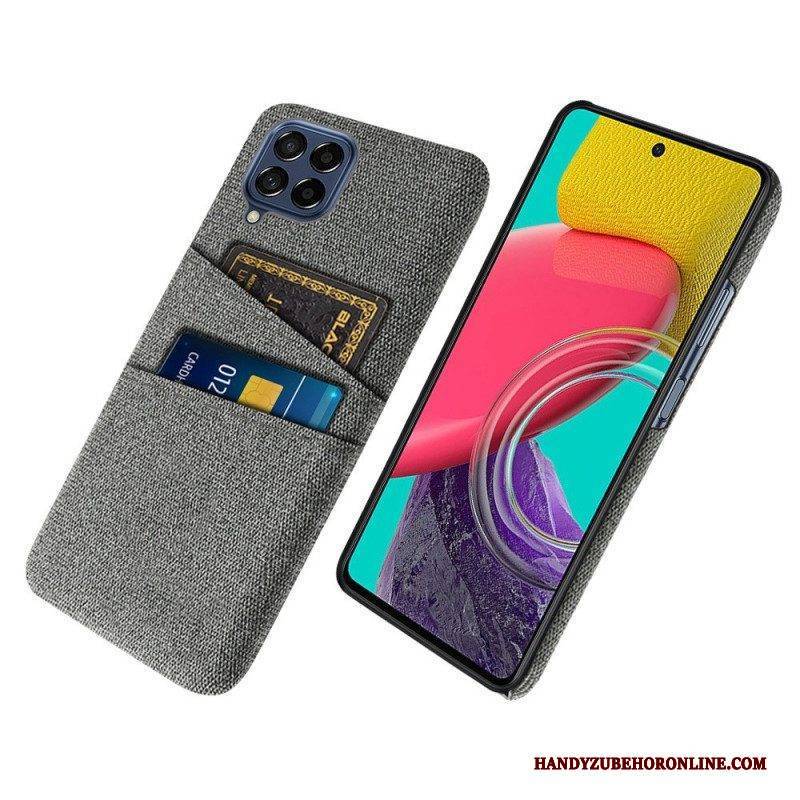 Handyhülle Für Samsung Galaxy M53 5G Kartenhalter Aus Stoff