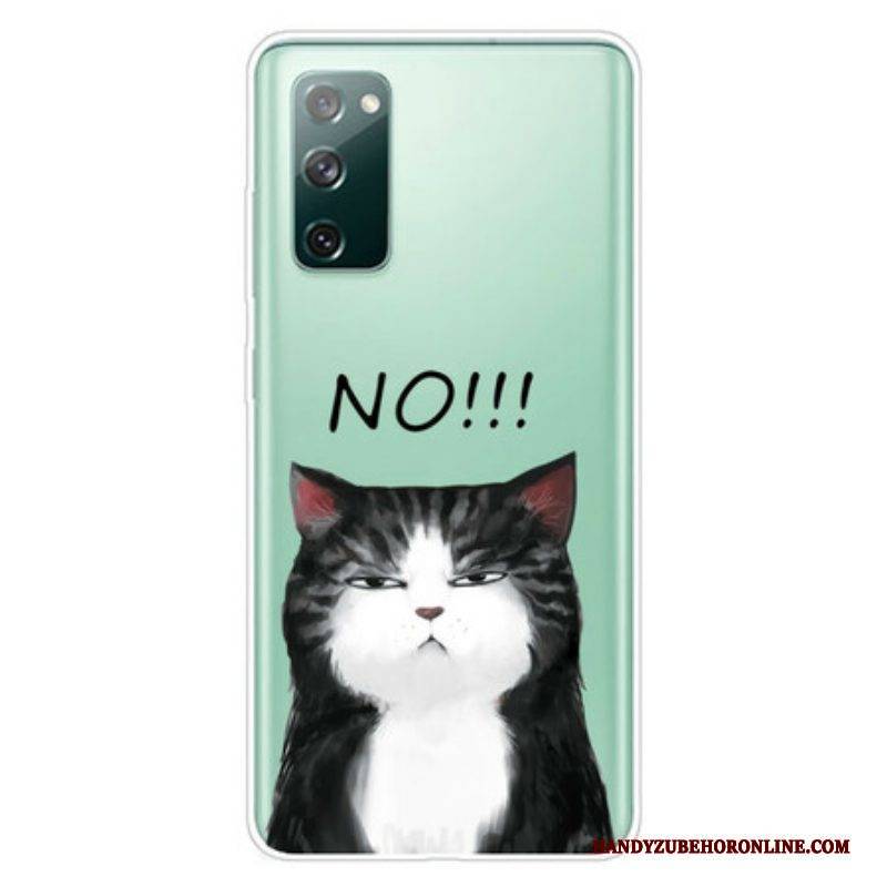 Handyhülle Für Samsung Galaxy S20 FE Die Katze. Die Nein Sagt