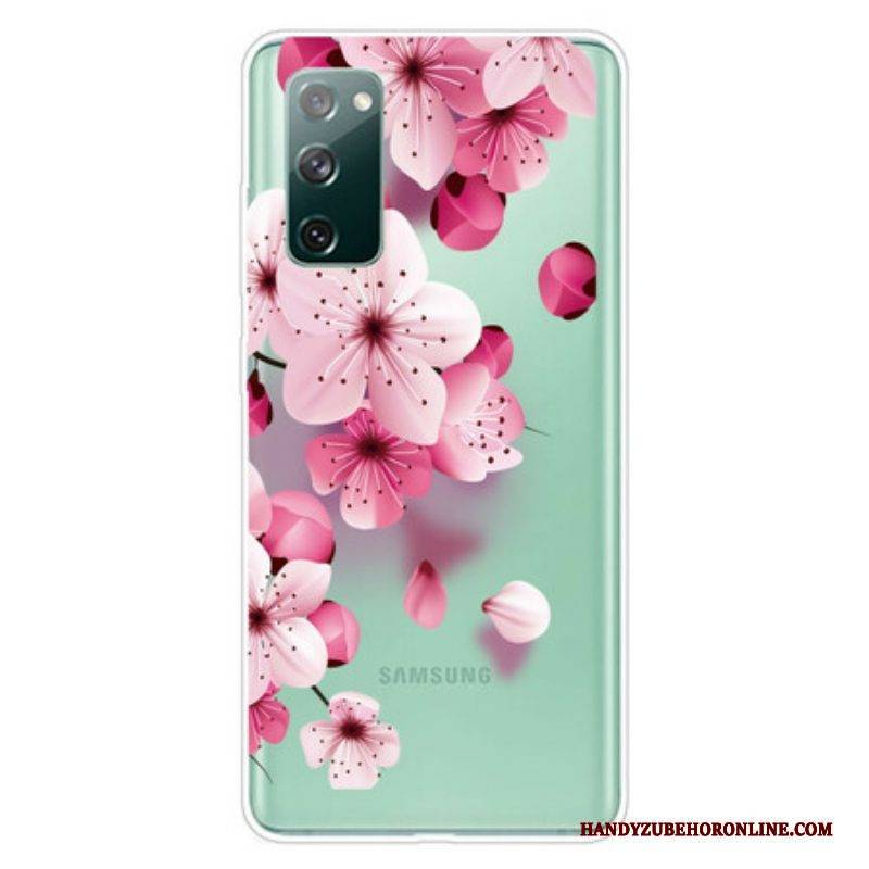 Handyhülle Für Samsung Galaxy S20 FE Kleine Rosa Blumen
