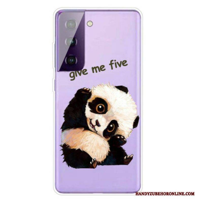 Handyhülle Für Samsung Galaxy S21 5G Panda. Gib Mir Fünf