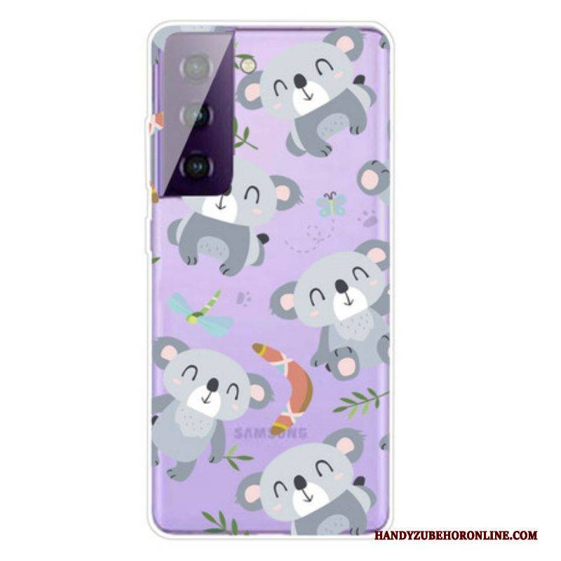 Handyhülle Für Samsung Galaxy S21 FE Süße Koalas