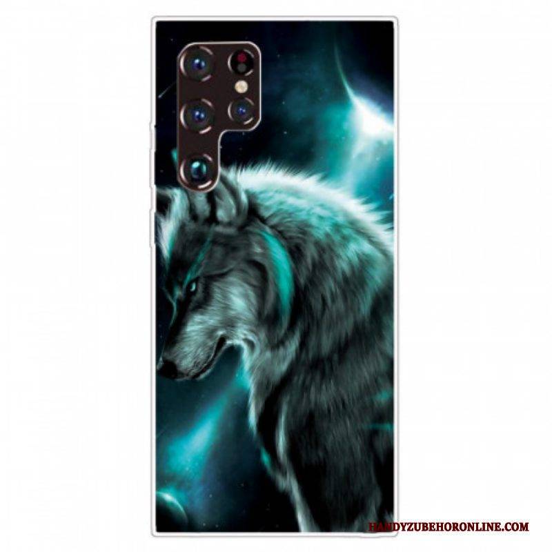 Handyhülle Für Samsung Galaxy S22 Ultra 5G Kernwolf