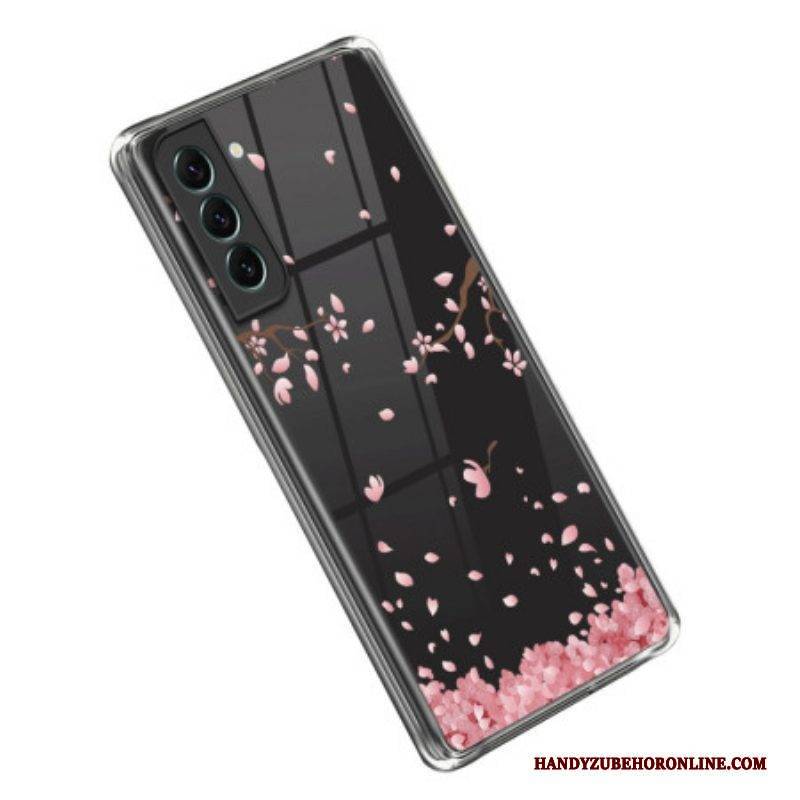 Handyhülle Für Samsung Galaxy S23 5G Nahtlose Rosa Blumen