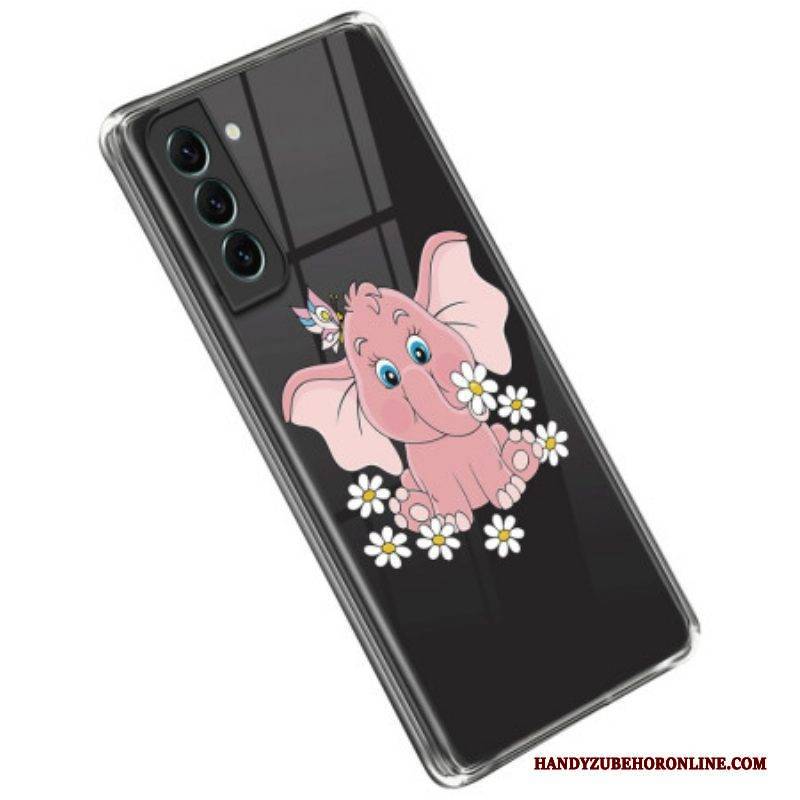 Handyhülle Für Samsung Galaxy S23 5G Nahtloser Rosa Elefant