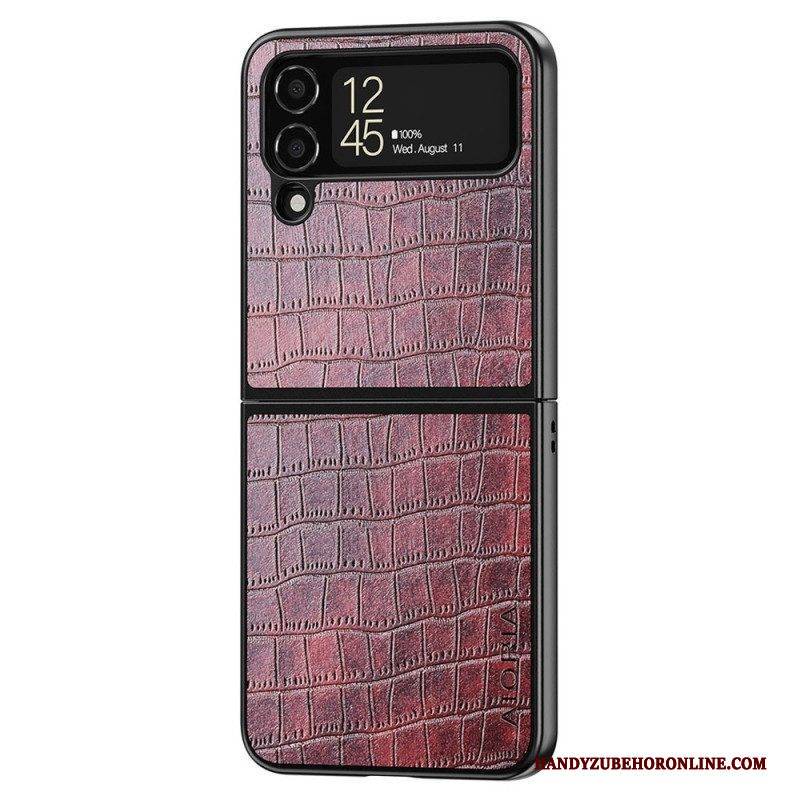 Handyhülle Für Samsung Galaxy Z Flip 4 Flip Case Aioria-krokodil