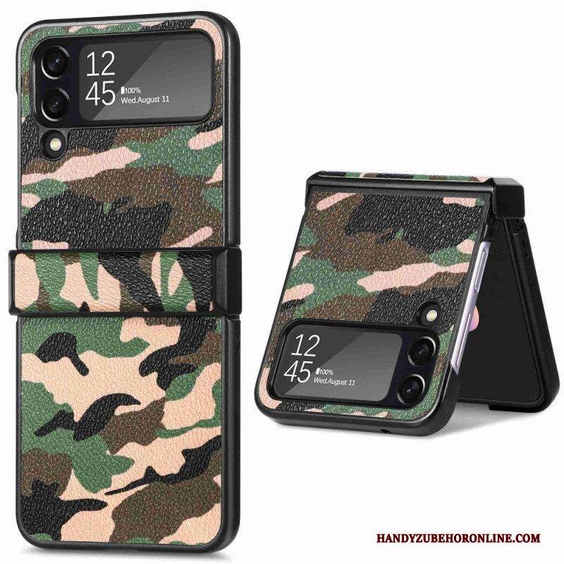 Handyhülle Für Samsung Galaxy Z Flip 4 Flip Case Militärische Tarnung