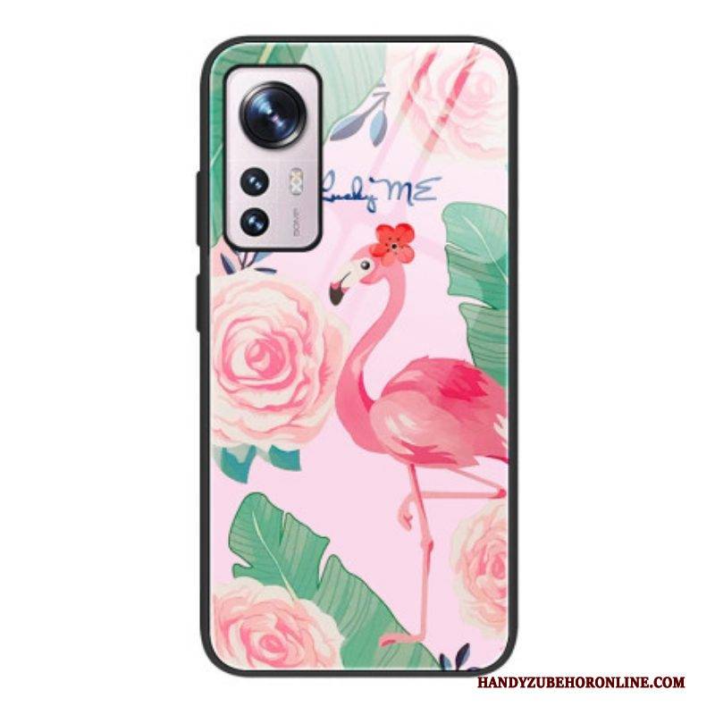 Handyhülle Für Xiaomi 12 / 12X Flamingo-hartglas