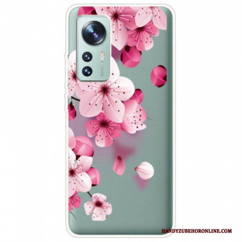 Handyhülle Für Xiaomi 12 / 12X Kleine Rosa Blumen